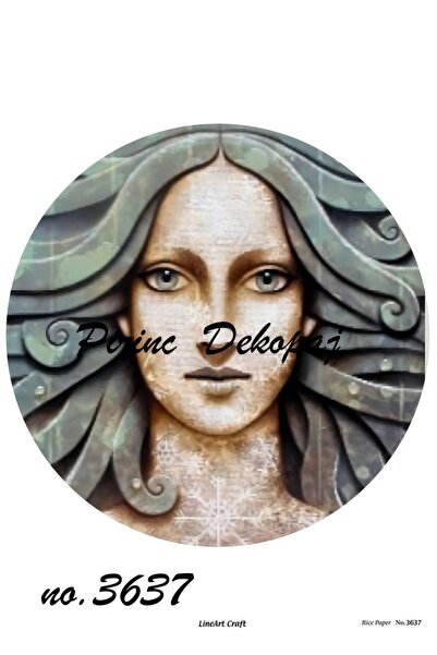 LİNEART ورق ديكوباج نحاسي - رقم: 3637، 29X42 سم