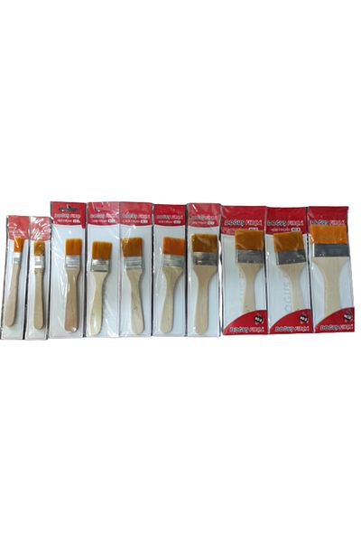 Doğuş Synthetic Silk Acrylic And Oil Paint Floor Brush Set 10 Pieces