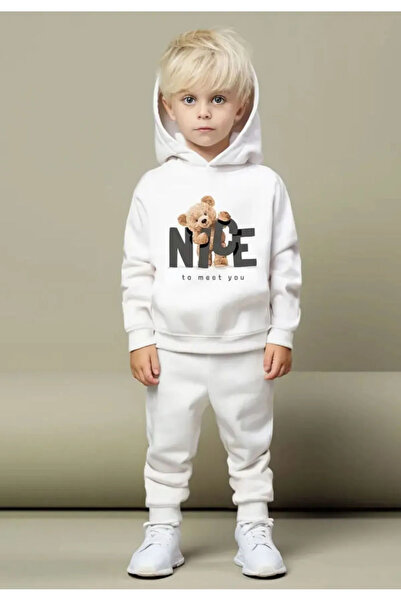 MANCY Παιδικό σετ φόρμας Nope με στάμπα κάτω-πάνω