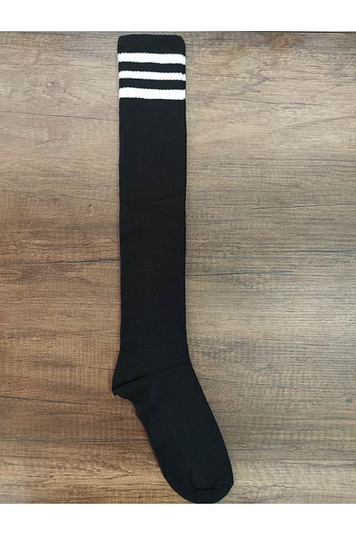 Leement socks Унисекс 3 чифта Детски футболни чорапи Дълги клинове Чорапи за изкуствено поле Памук