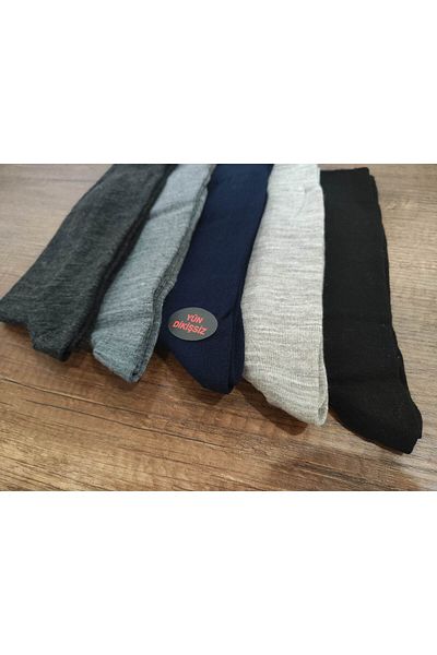 Leement socks Мъжки вълнени чорапи, 5 чифта, безшевни, удобни, еластични