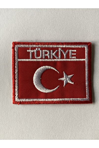 StüdyoÜmitTişört علم تركيا - رقعة مقاس 6.5 سم × 5 سم، حجاب، إكسسوارات، تزوير،...