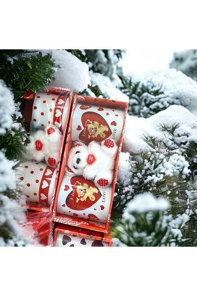 Se Promo Lover Plush Teddy Bear and Heart 2-Piece Mug Cup Gift Set - Valentine's Day