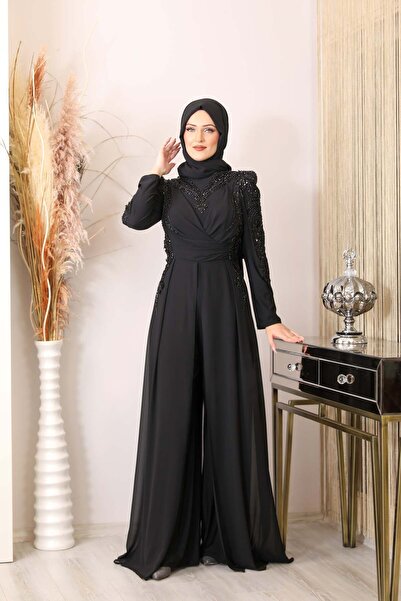 PİENNAR Ολόσωμη φόρμα Sun - Μαύρες χάντρες