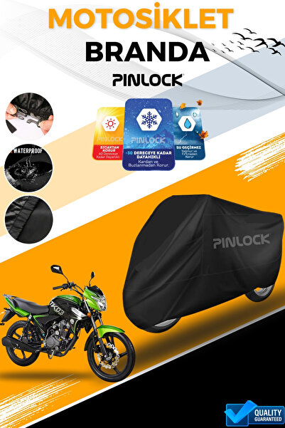 pinlock KUBA TK 03 Su Geçirmez Siyah Motosiklet Brandası MİFLONLU KALIN PREMİ...