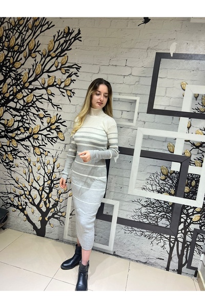 EBRULİ BUTİK06 Triko Kadın Elbise