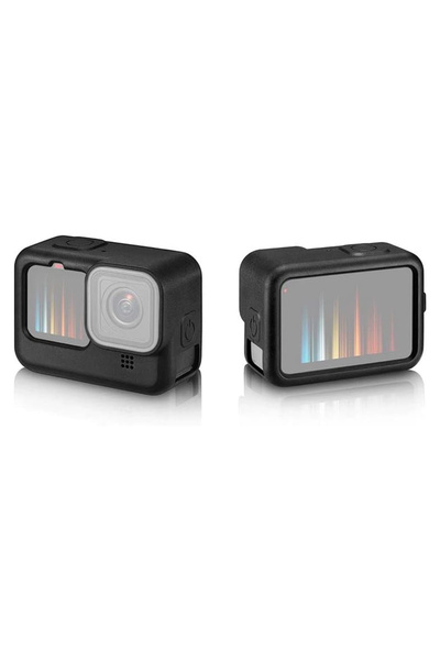 Knmaster Gopro Hero 9/10/11/12/13 Uyumlu Yumuşak Silikon Kamera Kılıfı Lens Kapağı Koruyucu Çerçeve Kılıf