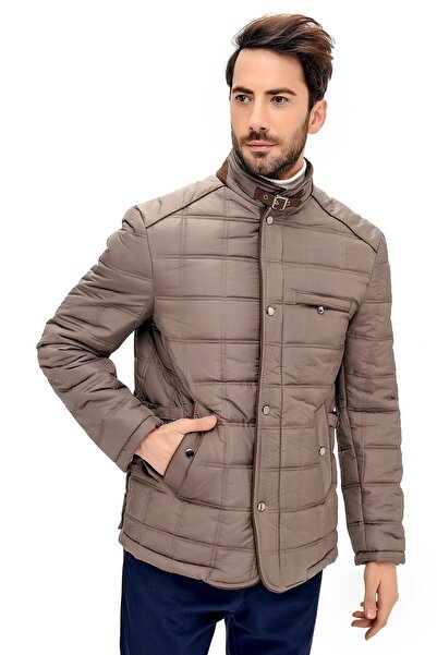 Dewberry M8640 Men's Coat-mink