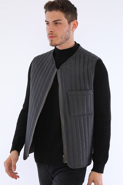 Dewberry Y8611 Men's Vest-anthracite