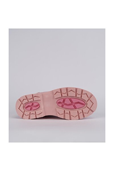 CanBambi Cool Alaca Pembe Çocuk Kauçuk Taban Kaymaz Bot