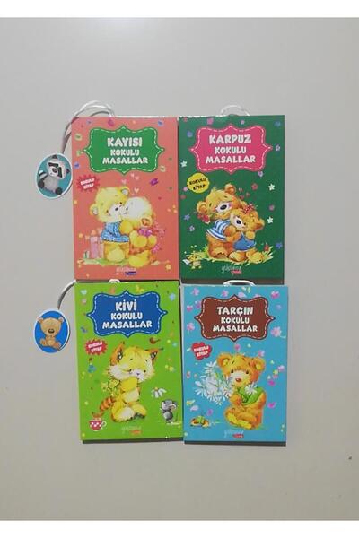 Yakamoz Yayınları Kivi Kokulu+Karpuz Kokulu+Tarçın Kokulu+Kayısı Kokulu Masal...