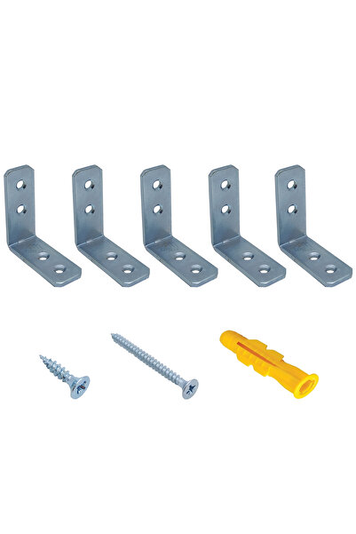 Yapıkan Deprem Güvenliği Dolap Sabitleme Seti 18x45x45mm - Mobilya Gardırop E...