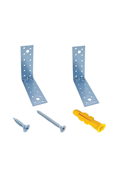 Yapıkan Deprem Güvenliği Dolap Sabitleme Seti 40x120x120mm -mobilya Gardırop ...