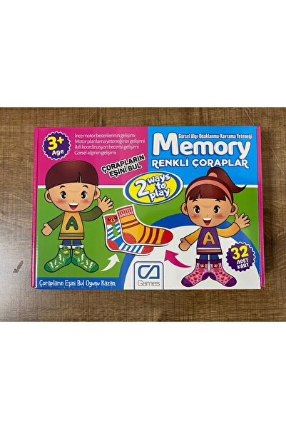 CA Games Memory renkli çoraplar