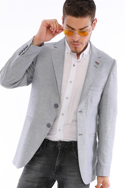 Dewberry C9056 Men's Jacket-Blue