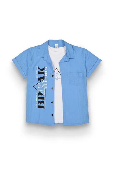 CRAX MEN'S SHIRT TEE DOUBLE SET