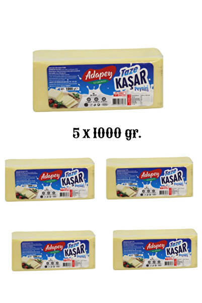 Adapey TAZE KAŞAR PEYNİRİ 5*1000 GR.