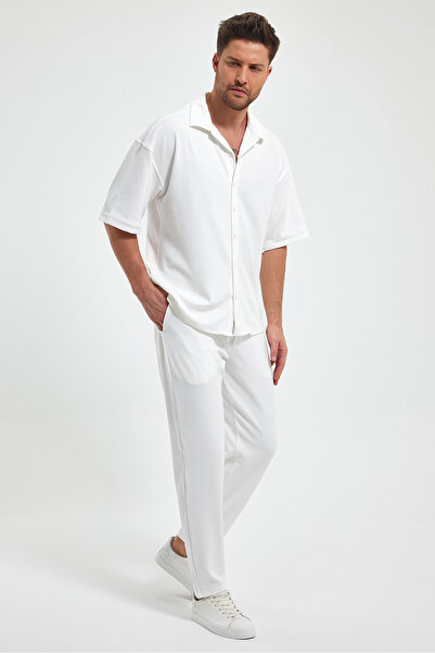 Quik-max Twist Knitted Shirt Bottom Top Set