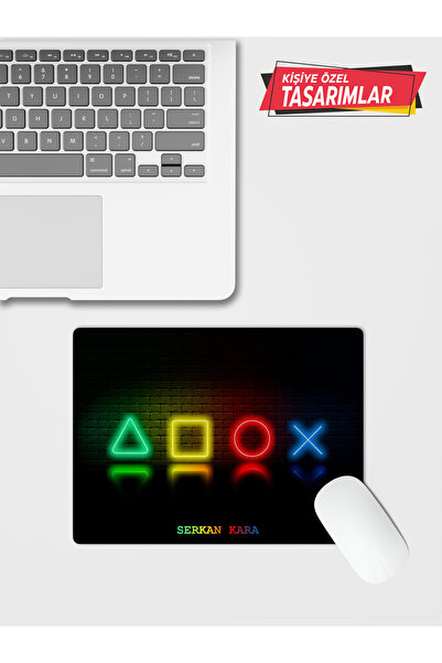 dopdolu promosyon Oyuncular İçin Playstation Baskılı Kişiye Özel Mouse Pad 28...