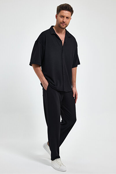 Quik-max Twist Knitted Shirt Bottom Top Set