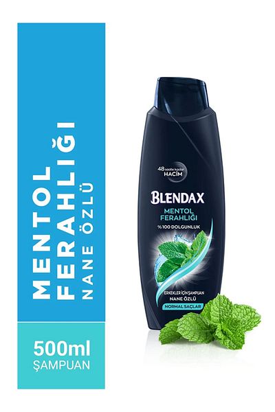Blendax 500 مل شامبو المنثول المنعش
