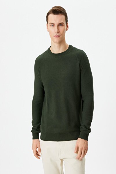 Koton Khaki pánský svetr 4WAM70059HT