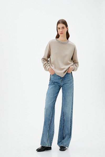 Koton Camel Hair Women's Sweatshirt 4WAK10355EK
