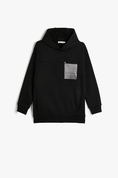 Koton Black Boy's Sweatshirt 4WKB10583TK