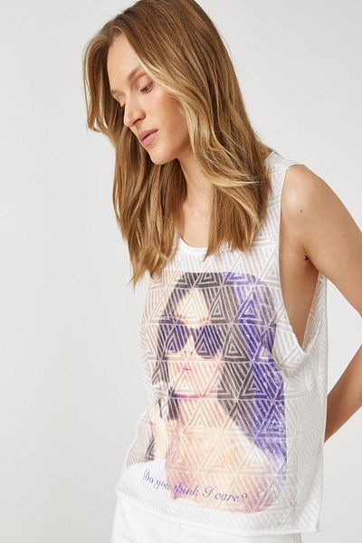 Koton Tricou de corp ecru pentru femei 5KAK38319GK