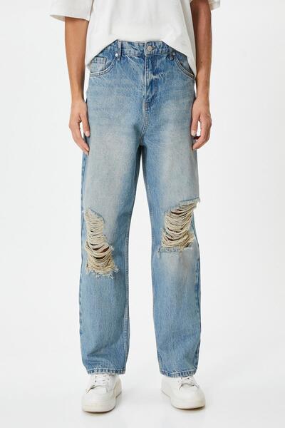 Koton Ανδρικό τζιν Medium Indigo 4WAM40379ND