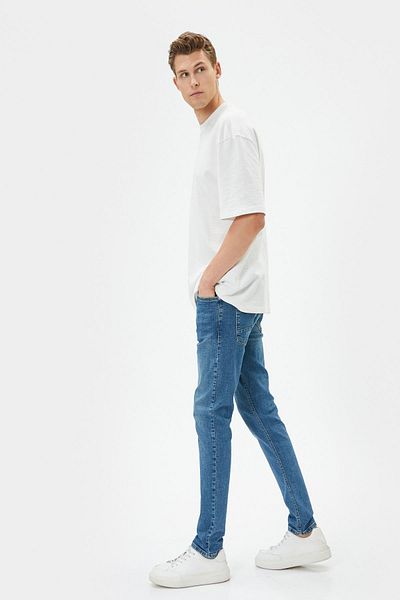 Koton Petrol Men's Jeans 4SAM40019ND