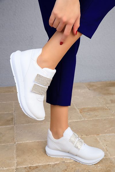 SOHO Women's White Sneakers 18662