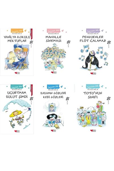 Can Yayınları Sevim Ak Hikaye Set / Uçurtmam Bulut Şimdi - Mahalle Sineması -...