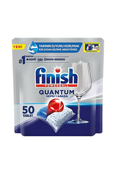 Finish Quantum 50 Kapsül Bulaşık Makinesi Deterjanı Tableti