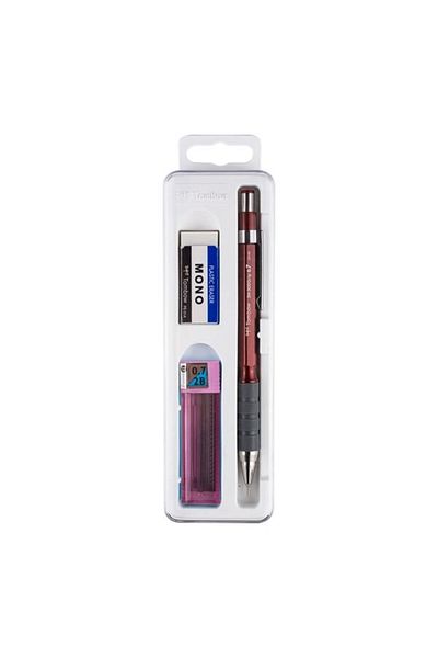 Tombow Sh-300 School Set 0.7 mm Claret Red
