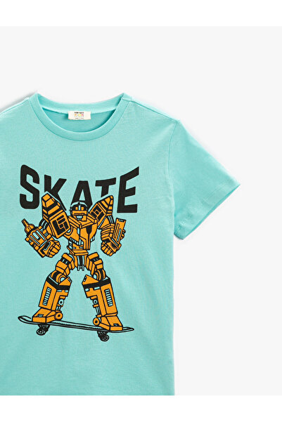 Koton Chlapecké tričko s krátkým rukávem s potiskem, bavlna