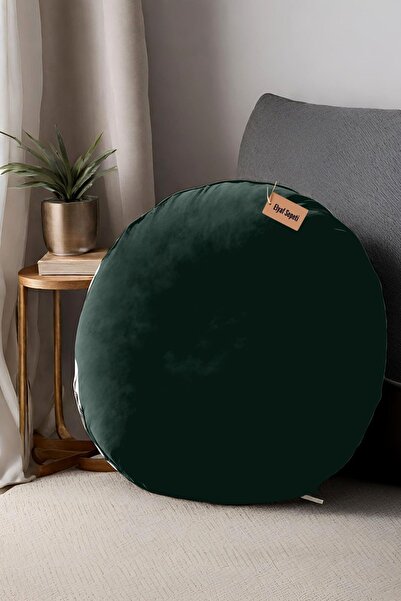 Elyaf Sepeti Yumuşak 68x68x15 Cm Yuvarlak Yer Minderi Kalorifer Önü Minder Mi...