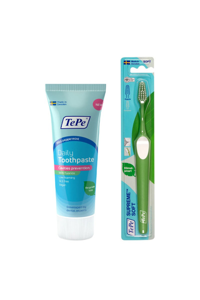 TePe Daily Diş Macunu 75 ml Supreme Soft Diş Fırçası