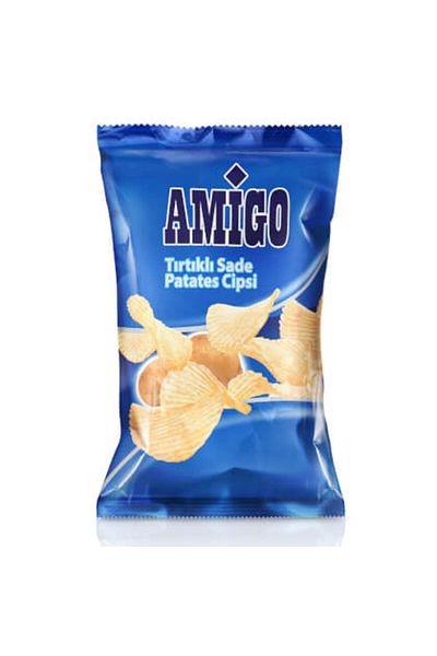 Amigo (2 Pcs) Serrated Plain Potato Chips 150 g