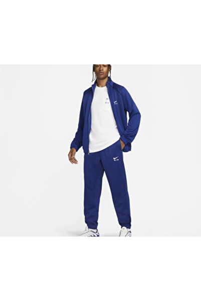 Nike Air Derin Kraliyet Mavisi Tam Fermuarlı Sweat