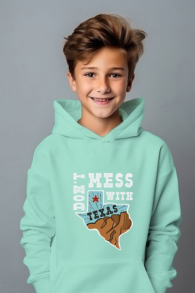 ADABEBEK Μην τα βάζετε με το Τέξας Φούτερ Relaxed Cut Oversize
