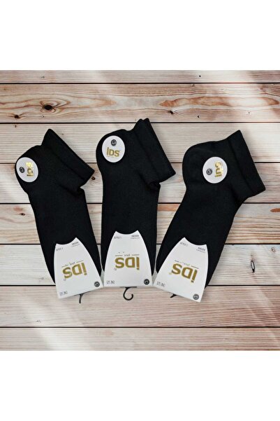 İDSWOMEN Ciorapi de dama Botine negre 12 buc