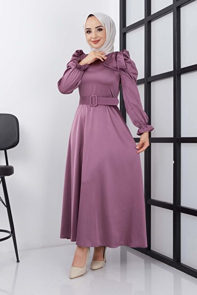 marwella Özlem Saten Abiye - Gül Kurusu