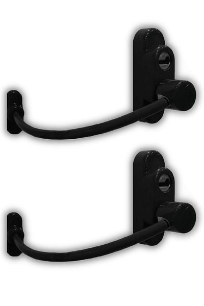 Viselia Keyed Steel Rope Window Child Lock Child Safety Lock 2 Pieces Black
