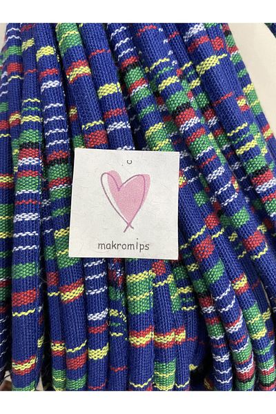 Makromİps (10 meters) 6 mm WOVEN CORD ROPE RECORDING ROUND JEWELRY PHONE HANGER CORD ROPE