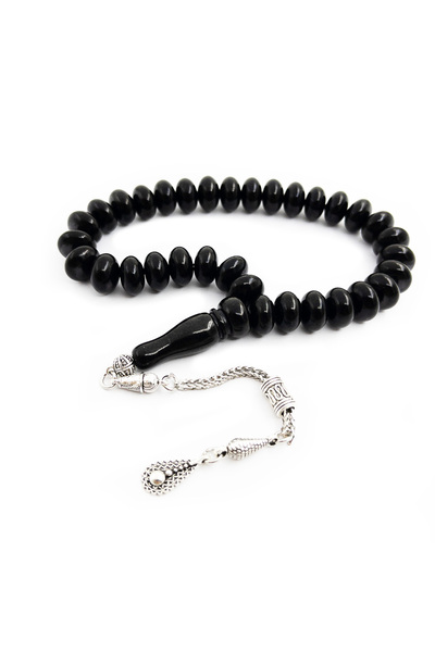 TAŞHAN Basık Model Erzurum Oltu Taşı Tesbih