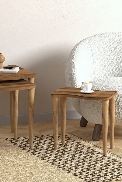 Monte Sehpa Gofrato 3'lü Zigon Sehpa