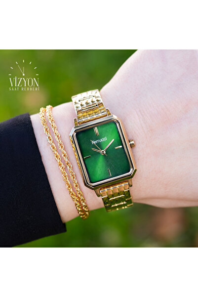 Ferrucci Kadın Kol Saati 26mm Çelik Su Geçirmez 2 Yıl Garantili VİZYON SAAT R...
