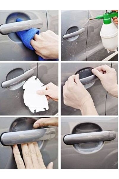ugursepeti Car Door Handle Protective Film Set of 4