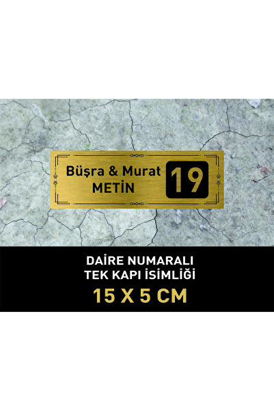 ALFA REKLAM AJANSI DAİRE NUMARALI KAPI İSİMLİĞİ